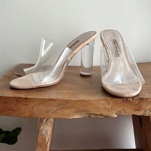 Zara Vinyl Heels